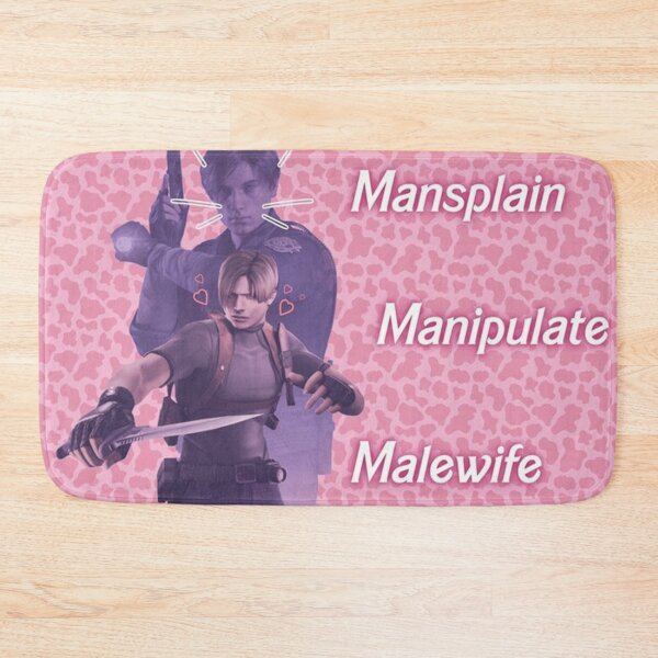 Item preview, Poster Mansplain - Manipulate - Malewife Leon Cow Pink Version designed and sold by ColemanOlmos.