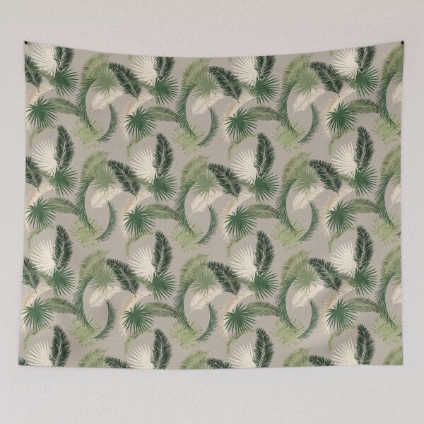 Item preview, Watercolor Palm Foliage: Soft Jungle Nursery designed and sold by Nekogobido.