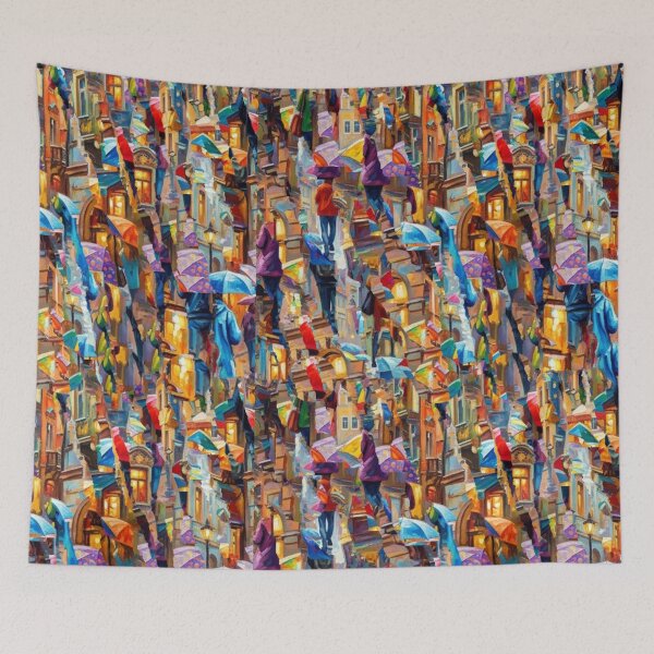 Item preview, Rhythmic mosaics from a rainy day designed and sold by Sigtrix.