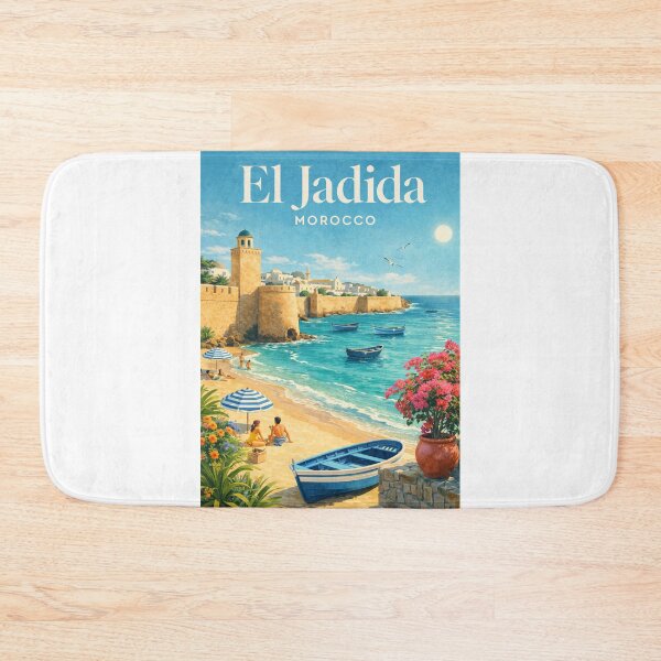 Item preview, El Jadida Morocco Sidi Bouzid Mazagan Atlantic Medina Shoreline Escape designed and sold by Aryabek.