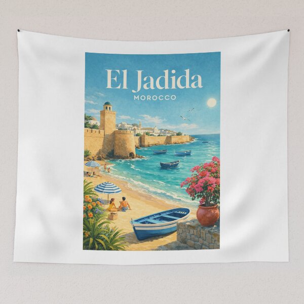 Item preview, El Jadida Morocco Sidi Bouzid Mazagan Atlantic Medina Shoreline Escape designed and sold by Aryabek.