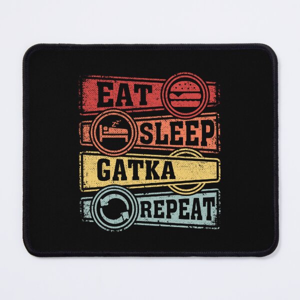 Item preview, Eat Sleep Gatka Repeat designed and sold by GabbyKash.