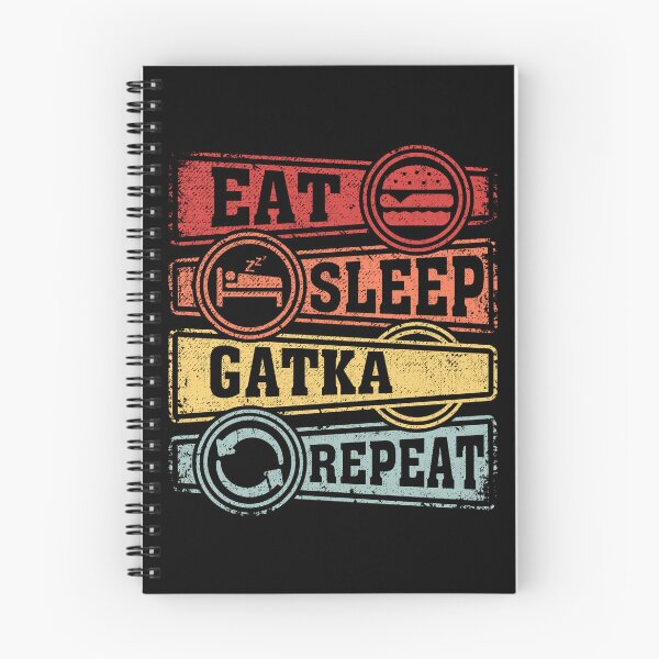 Item preview, Eat Sleep Gatka Repeat designed and sold by GabbyKash.