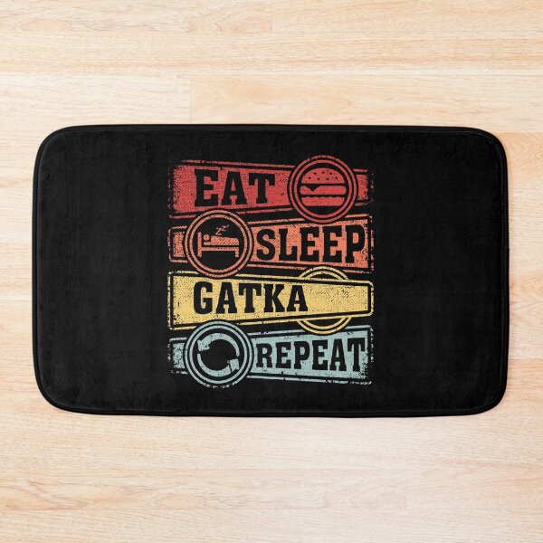 Item preview, Eat Sleep Gatka Repeat designed and sold by GabbyKash.