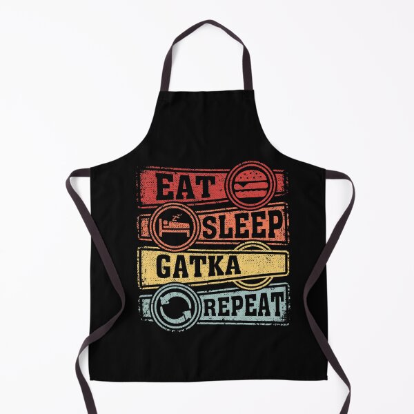 Item preview, Eat Sleep Gatka Repeat designed and sold by GabbyKash.