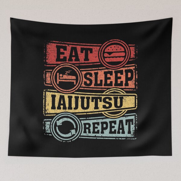 Item preview, Eat Sleep Iaijutsu Repeat designed and sold by GabbyKash.