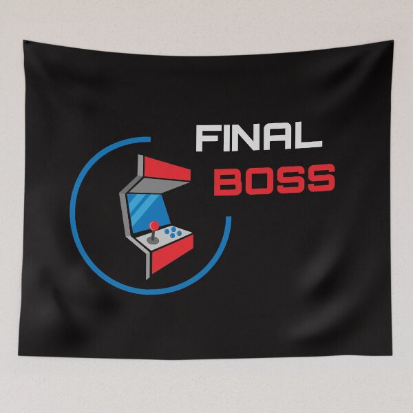 Item preview, Final Boss Arcade Gaming Retro designed and sold by ElectroSphere46.