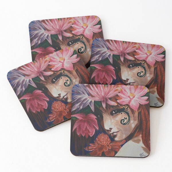 Item preview, Floral Goddess Mystic Tribal Woman designed and sold by MichaelReed-Art.