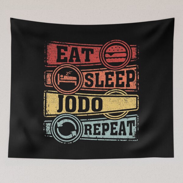 Item preview, Eat Sleep Jodo Repeat designed and sold by GabbyKash.