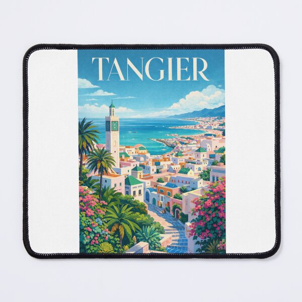 Item preview, Tangier Morocco Strait of Gibraltar Medina Kasbah Cap Spartel Gateway designed and sold by Aryabek.
