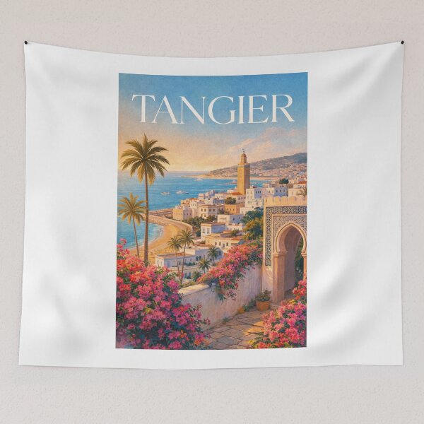 Item preview, Tangier Morocco Kasbah Malabata Strait of Gibraltar Mediterranean Coast designed and sold by Aryabek.