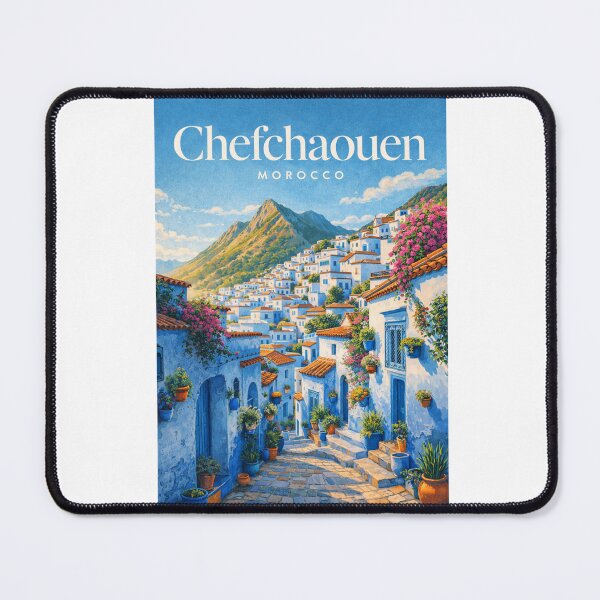 Item preview, Chefchaouen Morocco Rif Mountains Medina Akchour Blue City Highlands designed and sold by Aryabek.