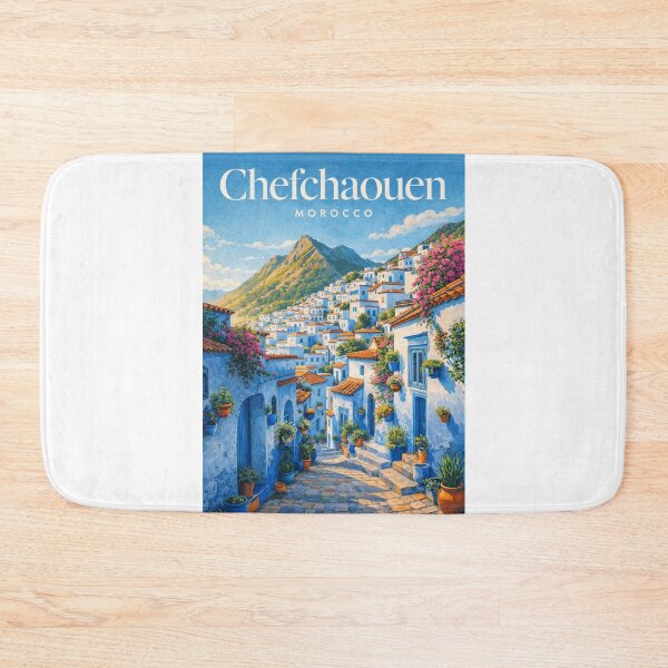 Item preview, Chefchaouen Morocco Rif Mountains Medina Akchour Blue City Highlands designed and sold by Aryabek.