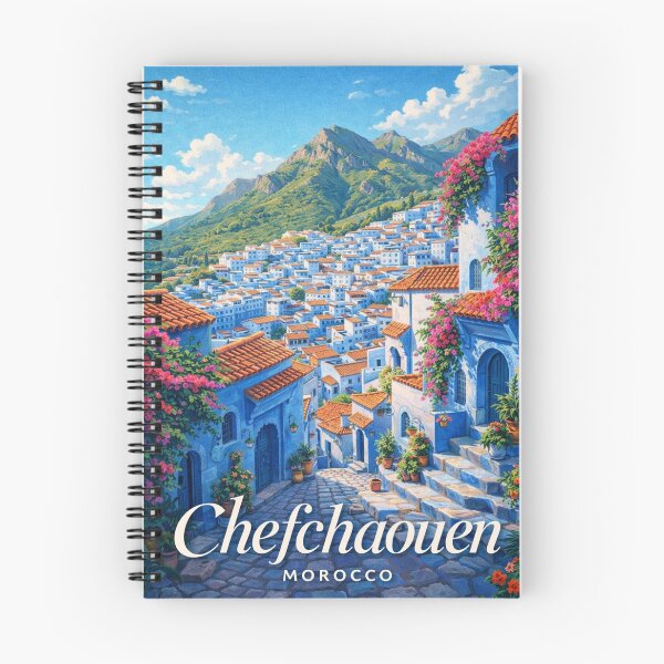 Item preview, Chefchaouen Morocco Akchour Talassemtane Rif Highlands Mountain Medina designed and sold by Aryabek.