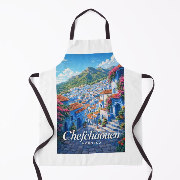 Item preview, Chefchaouen Morocco Akchour Talassemtane Rif Highlands Mountain Medina designed and sold by Aryabek.