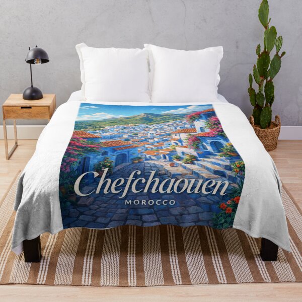 Item preview, Chefchaouen Morocco Akchour Talassemtane Rif Highlands Mountain Medina designed and sold by Aryabek.