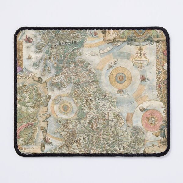 Item preview, Poster Pendragon 6th Edition Map by Francesca Baerald painting designed and sold by tarryHery.