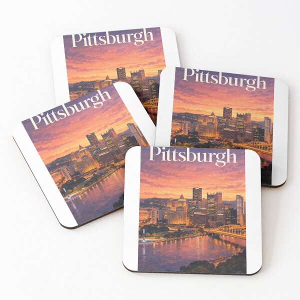 Item preview, Pittsburgh Pennsylvania Three Rivers Point State Park Steel City Skyline designed and sold by Aryabek.