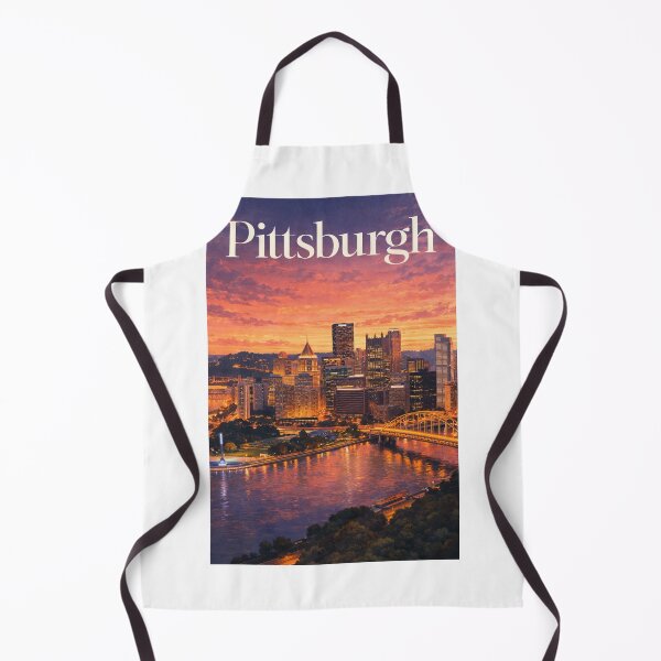 Item preview, Pittsburgh Pennsylvania Three Rivers Point State Park Steel City Skyline designed and sold by Aryabek.