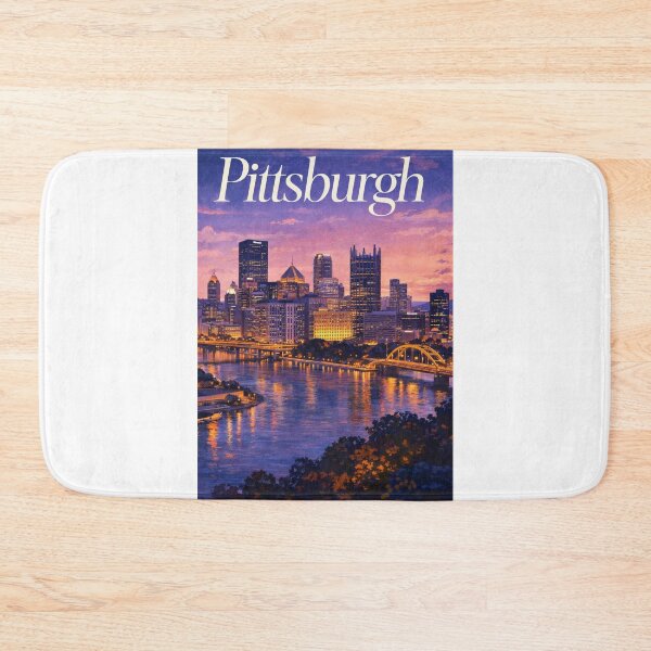 Item preview, Pittsburgh Pennsylvania Mount Washington Three Rivers North Shore Urban Gateway designed and sold by Aryabek.
