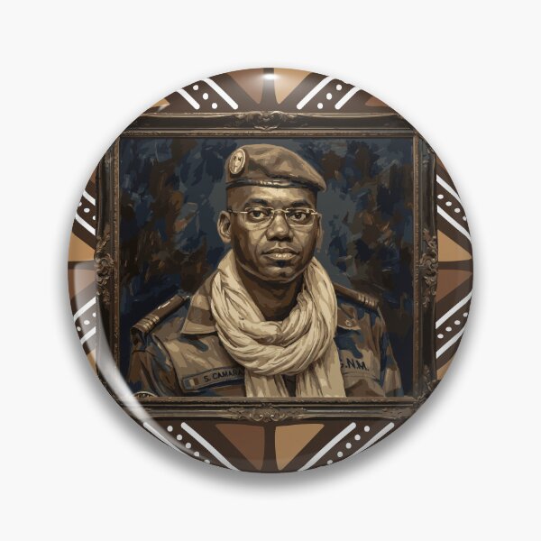 Item preview, Oil portrait - Malian officer designed and sold by Wolagno.