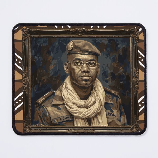 Item preview, Oil portrait - Malian officer designed and sold by Wolagno.