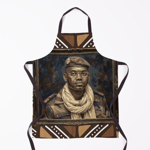 Item preview, Oil portrait - Malian officer designed and sold by Wolagno.