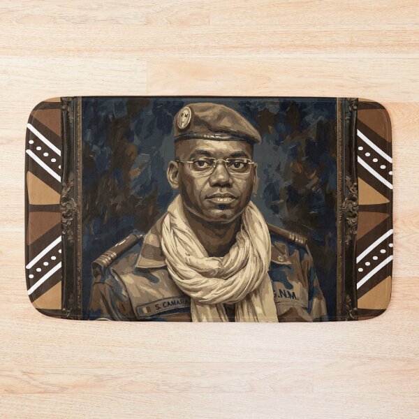 Item preview, Oil portrait - Malian officer designed and sold by Wolagno.