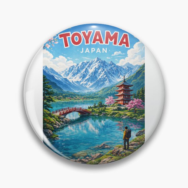 Item preview, Toyama Japan Tateyama Kurobe Alpine Route Toyama Bay Mountain Gateway designed and sold by Aryabek.