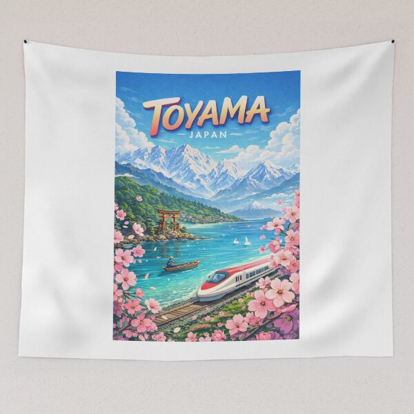Item preview, Toyama Japan Tateyama Alps Kurobe Gorge Toyama Bay Scenic Corridor designed and sold by Aryabek.