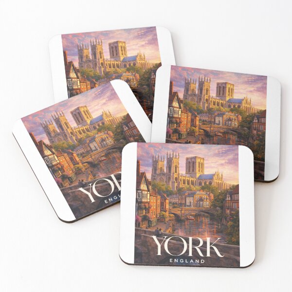 Item preview, York England York Minster Ouse River Shambles Medieval Cathedral City designed and sold by Aryabek.