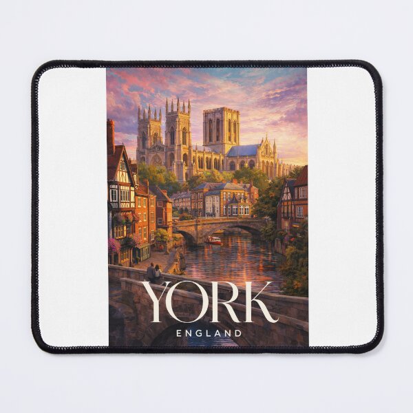 Item preview, York England York Minster Ouse River Shambles Medieval Cathedral City designed and sold by Aryabek.
