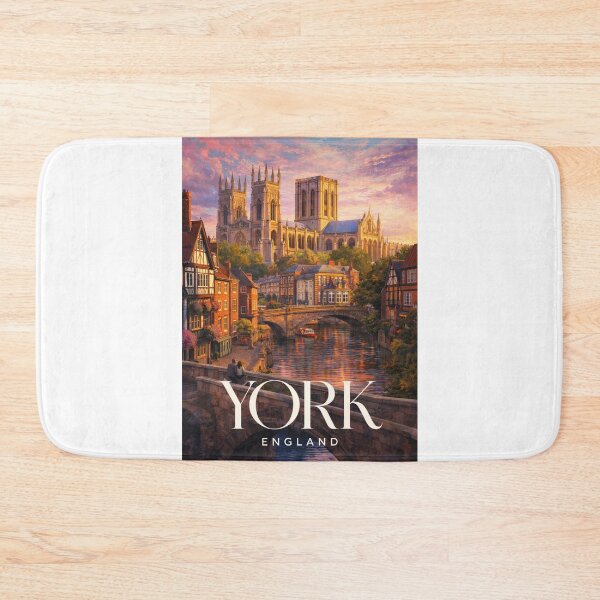 Item preview, York England York Minster Ouse River Shambles Medieval Cathedral City designed and sold by Aryabek.