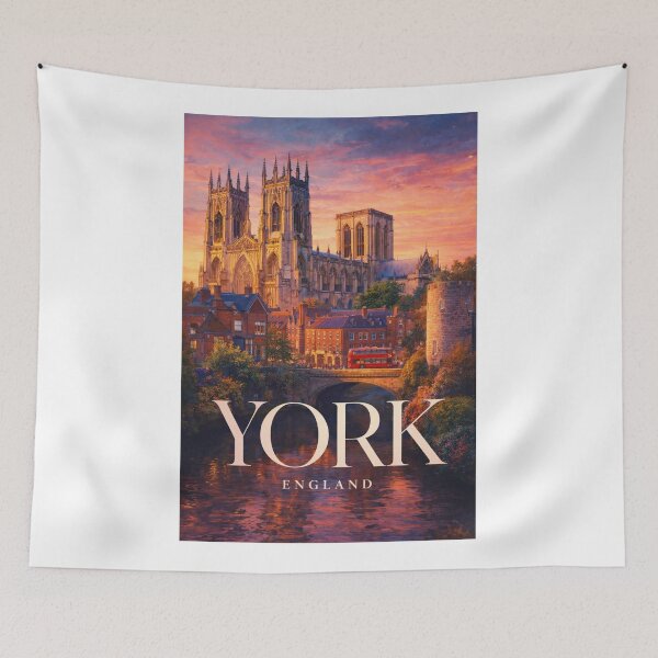 Item preview, York England York Minster Cliffords Tower Ouse Riverside Walled Heritage designed and sold by Aryabek.