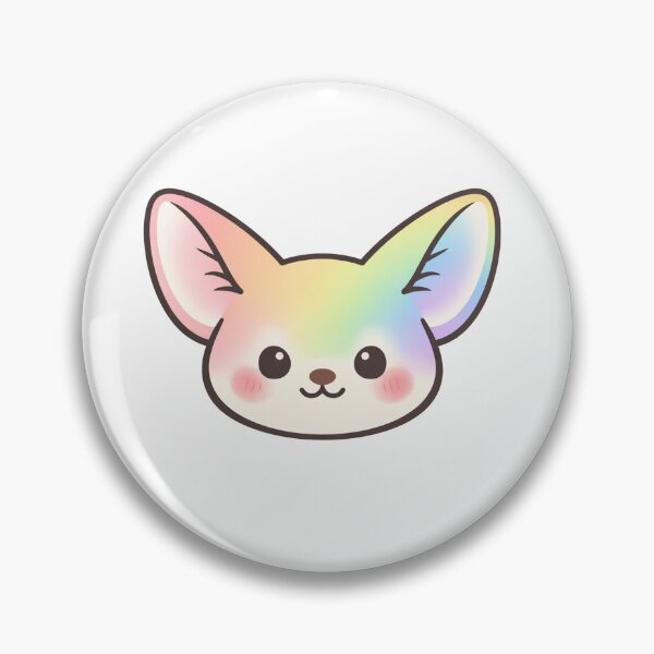 Item preview, Rainbow Fennec Fox Cute Kawaii Pastel designed and sold by Owcomm.