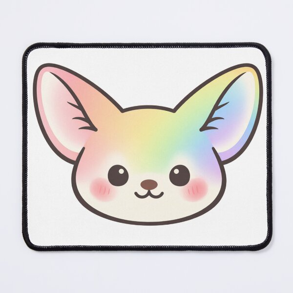 Item preview, Rainbow Fennec Fox Cute Kawaii Pastel designed and sold by Owcomm.