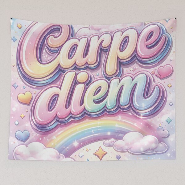 Item preview, Carpe Diem Rainbow Design for positive energy designed and sold by Mauswohn.