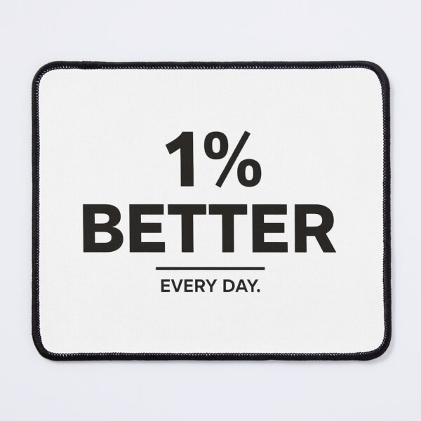 Item preview, 1% Better Every Day | Fitness Motivation Growth Mindset Lifestyle Design designed and sold by guchieworldcollection.