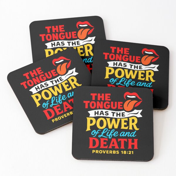 Item preview, Proverbs 18:21 The Tongue Has The Power Of Life And Death designed and sold by plushism.