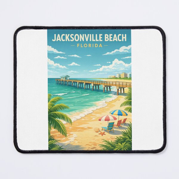 Item preview, Jacksonville Beach Florida Atlantic Shore Ponte Vedra First Coast Waterfront designed and sold by Places On Earth.