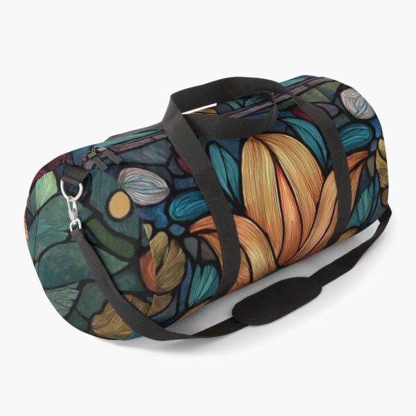 Item preview, Stained Glass Effect Beautiful Florals Design Pattern designed and sold by GrinGalore.