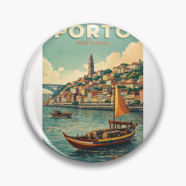 Item preview, Porto Portugal Ribeira Douro River Dom Luis Gaia Waterfront Heritage designed and sold by Places On Earth.