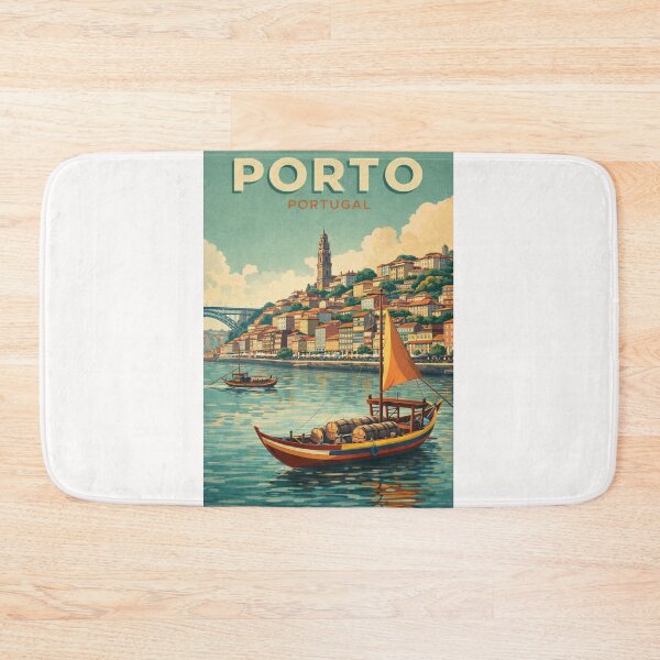 Item preview, Porto Portugal Ribeira Douro River Dom Luis Gaia Waterfront Heritage designed and sold by Places On Earth.