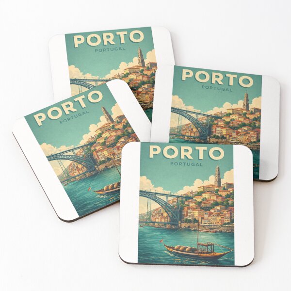 Item preview, Porto Portugal Douro Ribeira Gaia Clerigos Historic Riverfront Gateway designed and sold by Places On Earth.