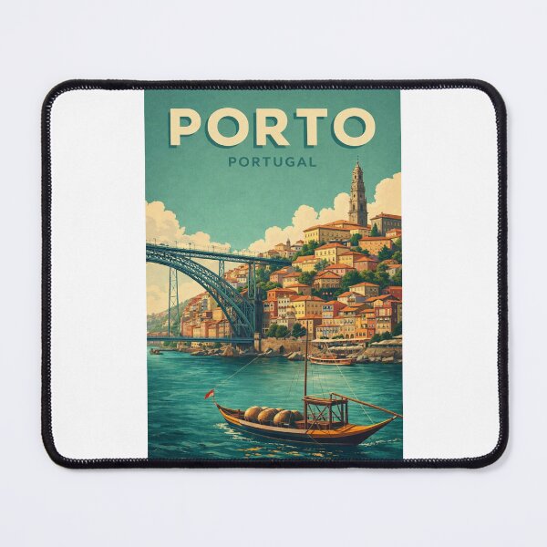 Item preview, Porto Portugal Douro Ribeira Gaia Clerigos Historic Riverfront Gateway designed and sold by Places On Earth.