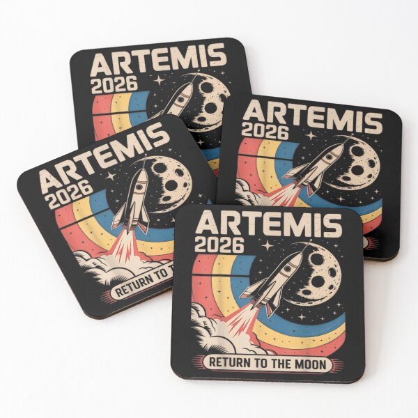 Item preview, Artemis 2026 Return To The Moon | Vintage Space Rocket Mission designed and sold by Alluka Brand.