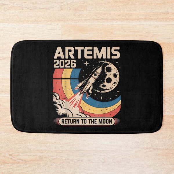 Item preview, Artemis 2026 Return To The Moon | Vintage Space Rocket Mission designed and sold by Alluka Brand.