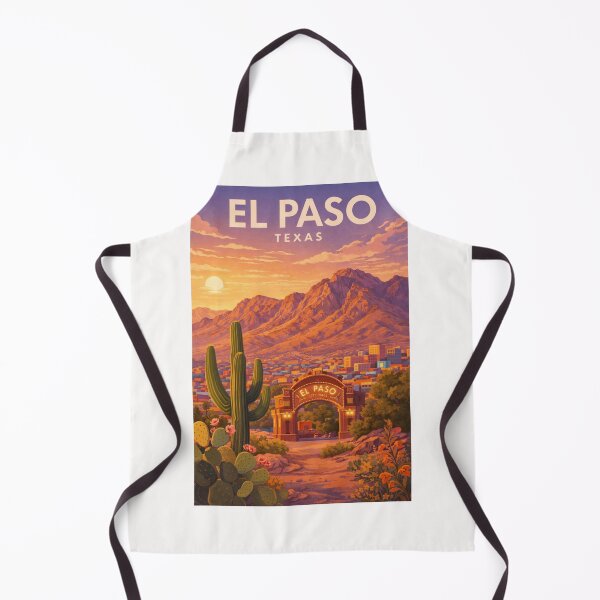 Item preview, El Paso Texas Franklin Mountains Hueco Tanks Rio Grande Southwestern Heritage designed and sold by Places On Earth.