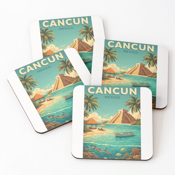 Item preview, Cancun Mexico Riviera Maya Chichen Itza Caribbean Yucatan Coast Escape designed and sold by Places On Earth.