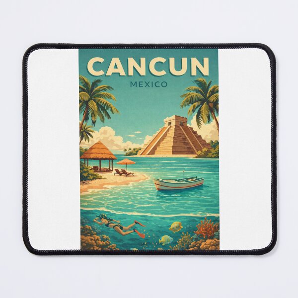 Item preview, Cancun Mexico Riviera Maya Chichen Itza Caribbean Yucatan Coast Escape designed and sold by Places On Earth.